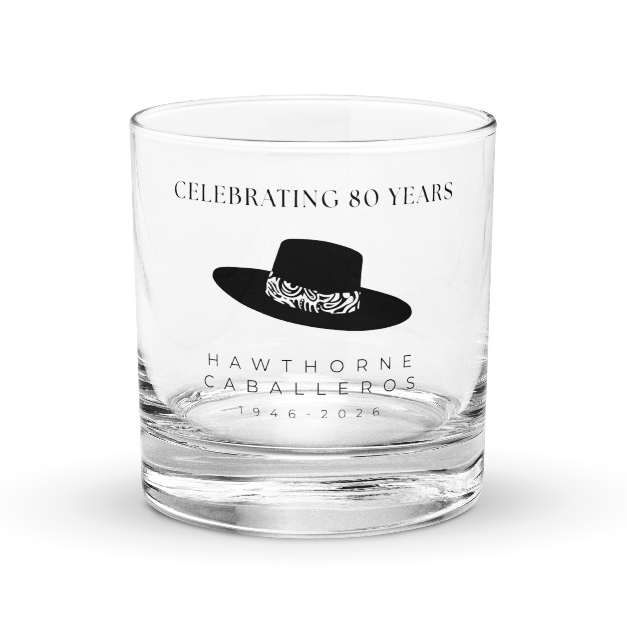 80th Anniversay Limited Edition Sombrero Rocks Glass