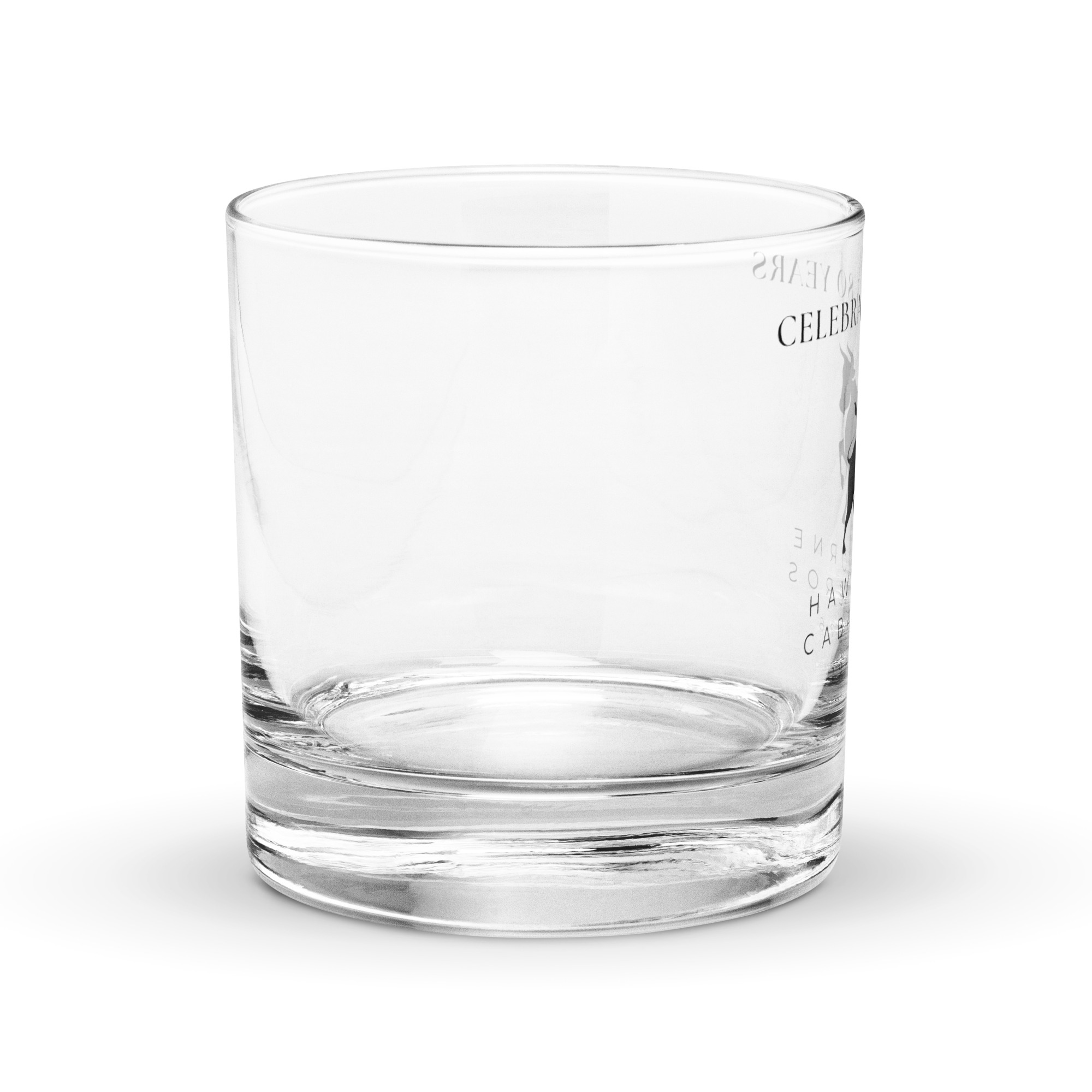 80th Anniversay Limited Edition Bull Rocks Glass - Image 3